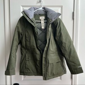 NWOT LL Bean Baxter State Waterproof Down Parka Coat.